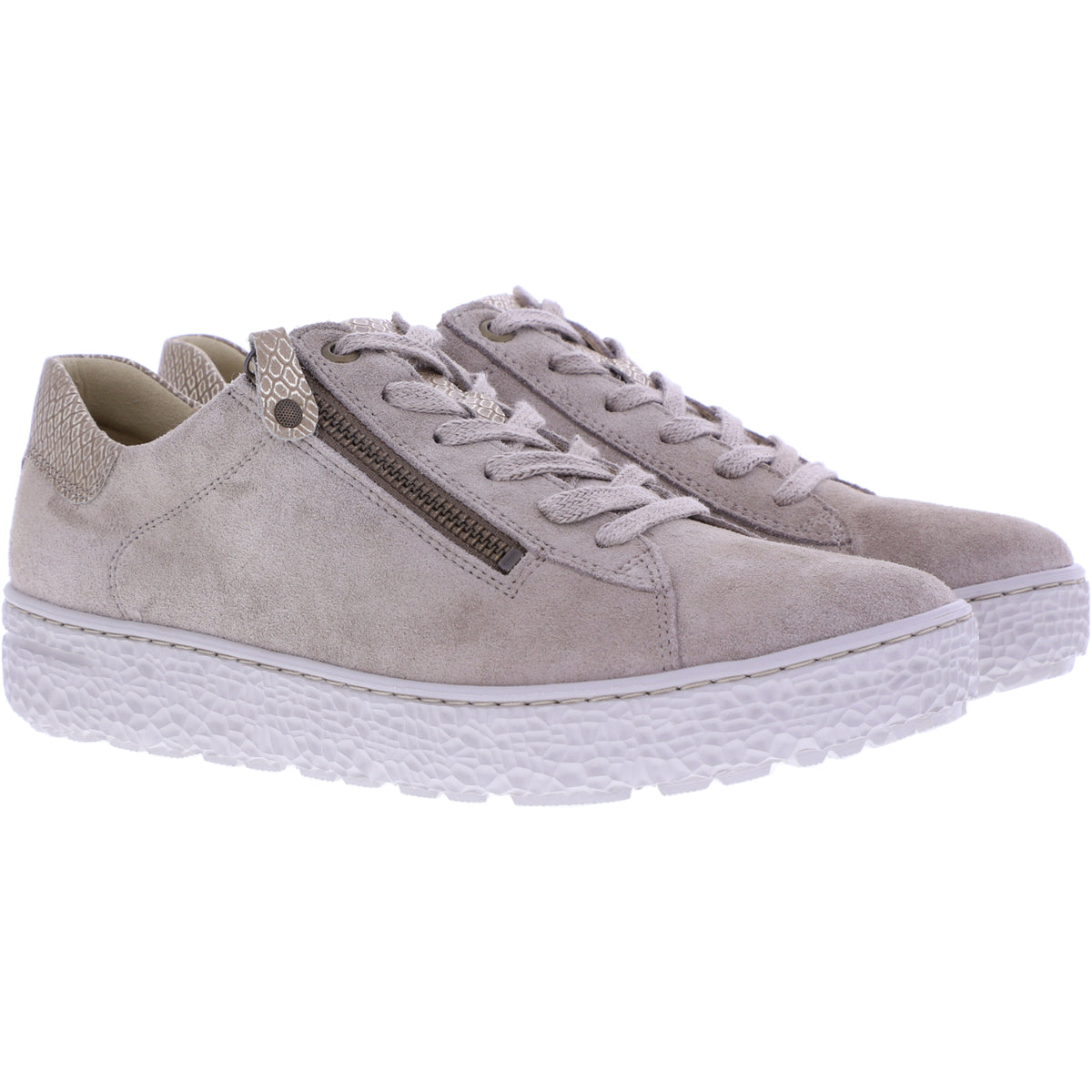 Hartjes | Phil | Birke-Gold | Veloursleder | Weite: H | 1621401-2640 | Damen Sneakers
