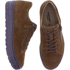 Hartjes | Phil | Cognac-Braun | Veloursleder | Weite: H | 1621401-5300 | Damen Sneakers
