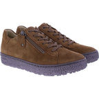 Hartjes | Phil | Cognac-Braun | Veloursleder | Weite: H | 1621401-5300 | Damen Sneakers