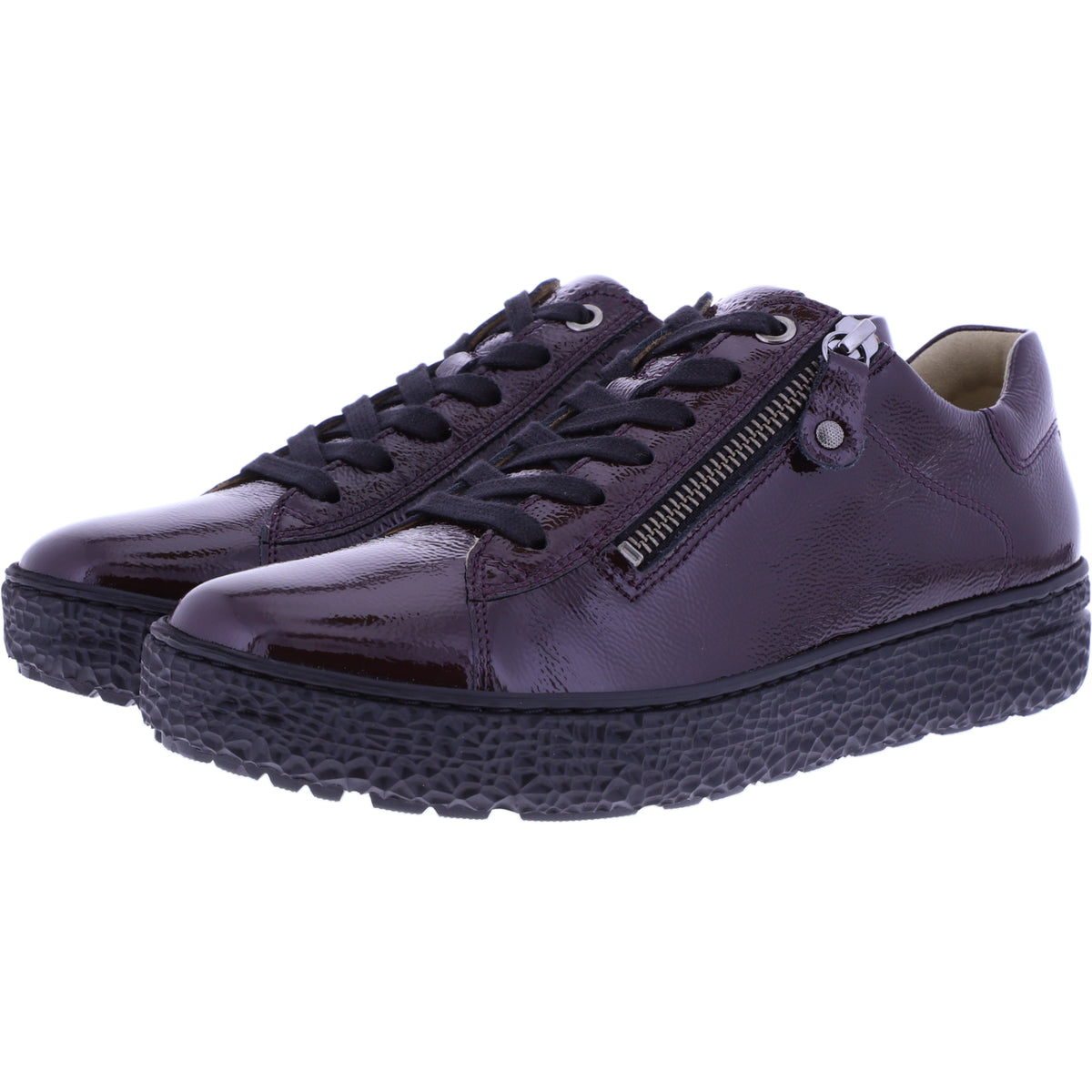Hartjes | Phil | Aubergine | Lackleder | Weite: H | 1621402-1000 | Damen Sneakers