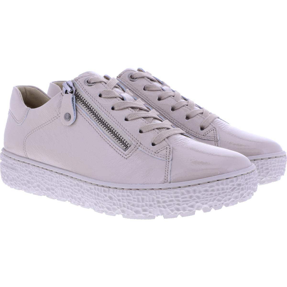Hartjes | Modell: Phil | Birke-Beige | Lackleder | Weite: H | 1621402-2600 | Damen Sneakers