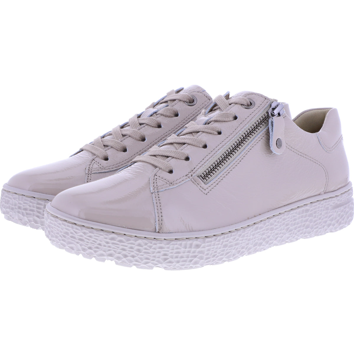 Hartjes | Modell: Phil | Birke-Beige | Lackleder | Weite: H | 1621402-2600 | Damen Sneakers