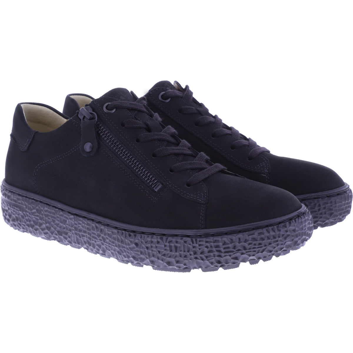 Hartjes | Phil | Schwarz | Nubukleder | Weite: H | 1621405-0101 | Damen Sneakers
