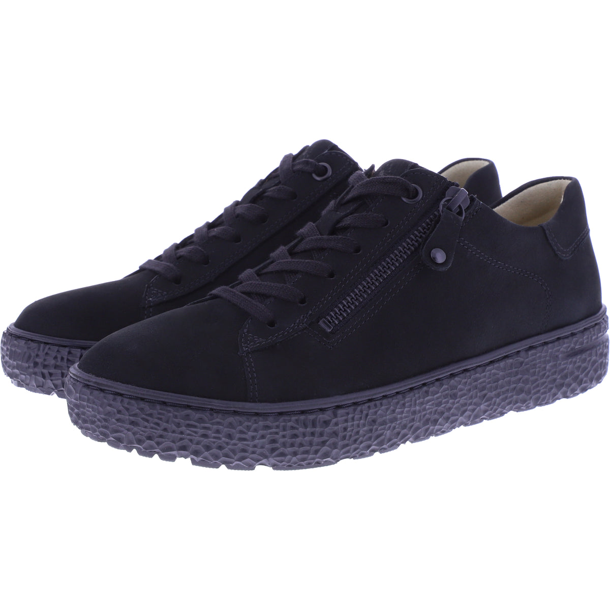 Hartjes | Phil | Schwarz | Nubukleder | Weite: H | 1621405-0101 | Damen Sneakers