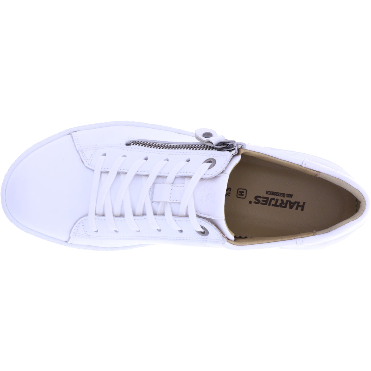Hartjes | Phil | Weiß | Glattleder | Weite: H | 1621409-0202 | Damen Sneakers