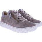 Hartjes | Phil | Smoke-Taupe | Veloursleder | Weite: H | 1621417-1414 | Damen Sneakers
