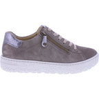 Hartjes | Phil | Smoke-Taupe | Veloursleder | Weite: H | 1621417-1414 | Damen Sneakers