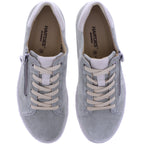 Hartjes | Phil | Khaki-Taupe | Veloursleder | Weite: H | 1621417-7031 | Damen Sneakers