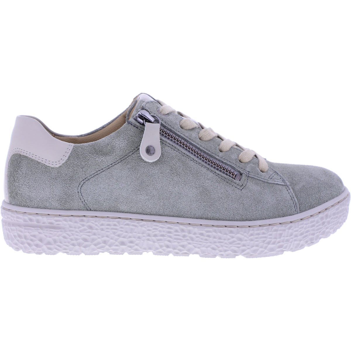 Hartjes | Phil | Khaki-Taupe | Veloursleder | Weite: H | 1621417-7031 | Damen Sneakers
