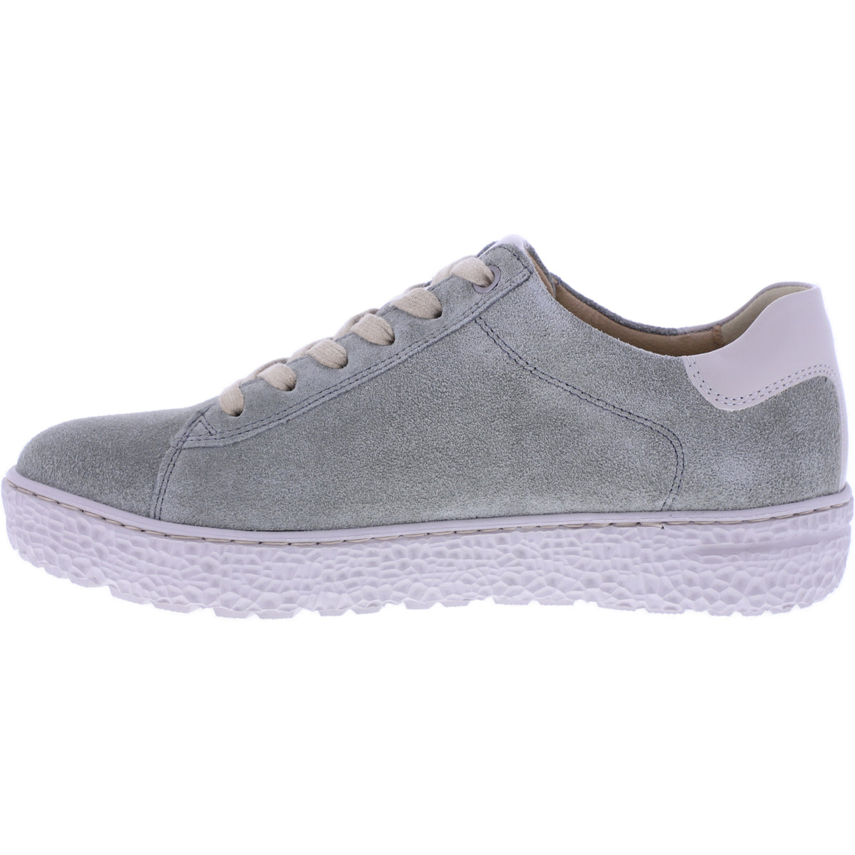 Hartjes | Phil | Khaki-Taupe | Veloursleder | Weite: H | 1621417-7031 | Damen Sneakers