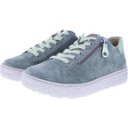 Hartjes | Phil | Military-Grün | Veloursleder | Weite: H | 1621417-9595 | Damen Sneakers