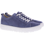 Hartjes Natural | Phil | Stahlblau-Blau | Nubukleder | Weite: H | 1621425-4800 | Damen Sneakers