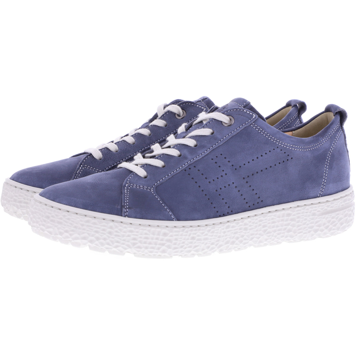 Hartjes Natural | Phil | Stahlblau-Blau | Nubukleder | Weite: H | 1621425-4800 | Damen Sneakers