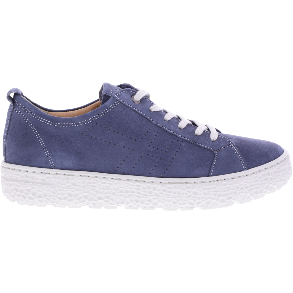 Hartjes Natural | Phil | Stahlblau-Blau | Nubukleder | Weite: H | 1621425-4800 | Damen Sneakers