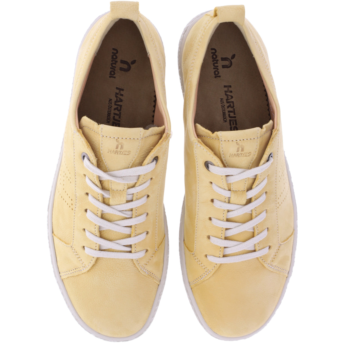 Hartjes Natural | Phil | Curry-Gelb | Nubukleder | Weite: H | 1621425-5000 | Damen Sneakers