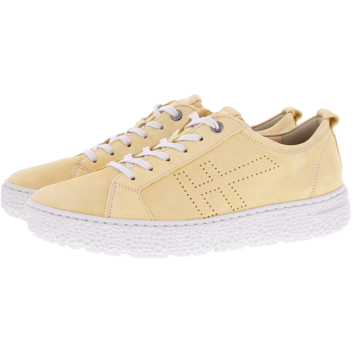 Hartjes Natural | Phil | Curry-Gelb | Nubukleder | Weite: H | 1621425-5000 | Damen Sneakers