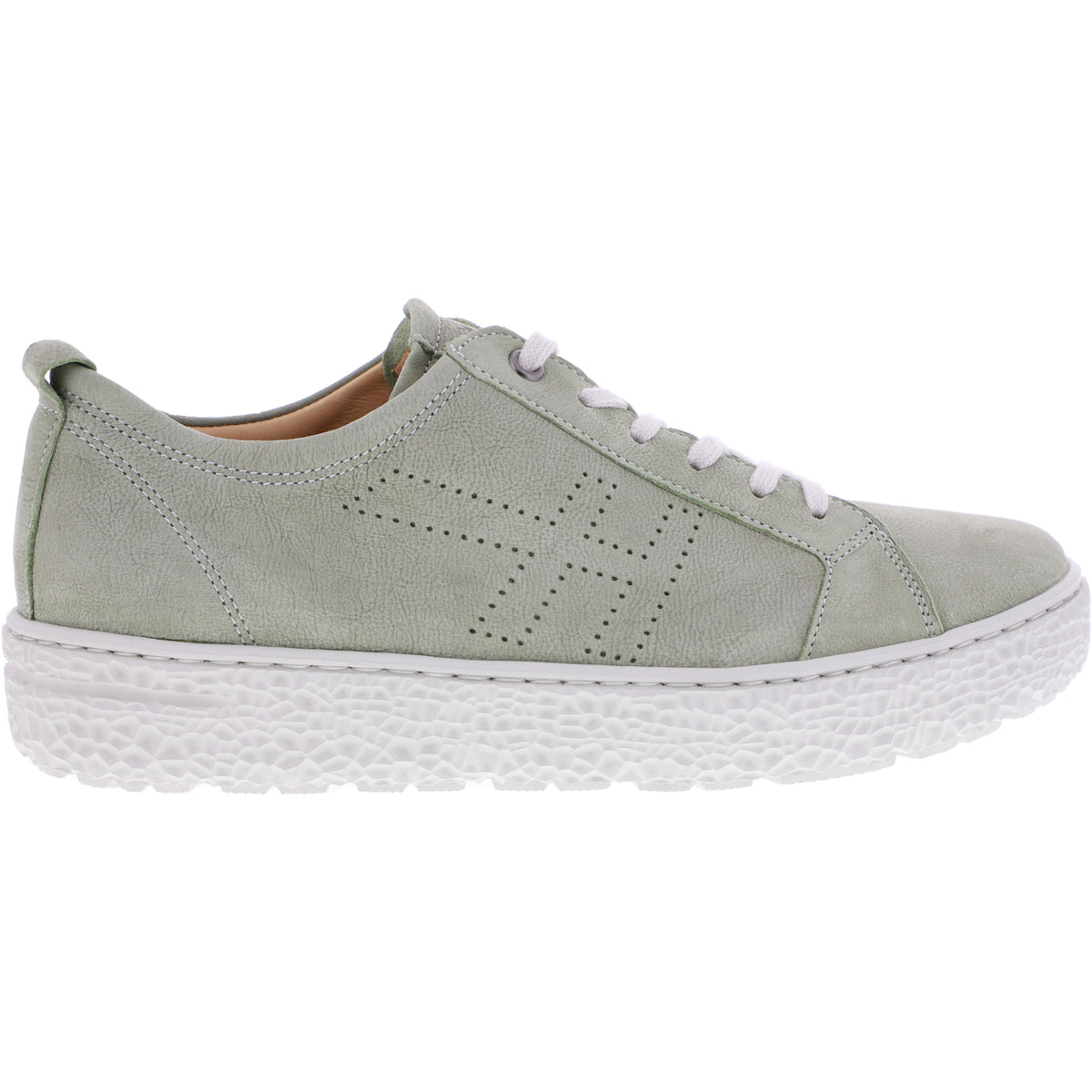 Hartjes Natural | Phil | Salbei-Grün | Nubukleder | Weite: H | 1621425-9600 | Damen Sneakers