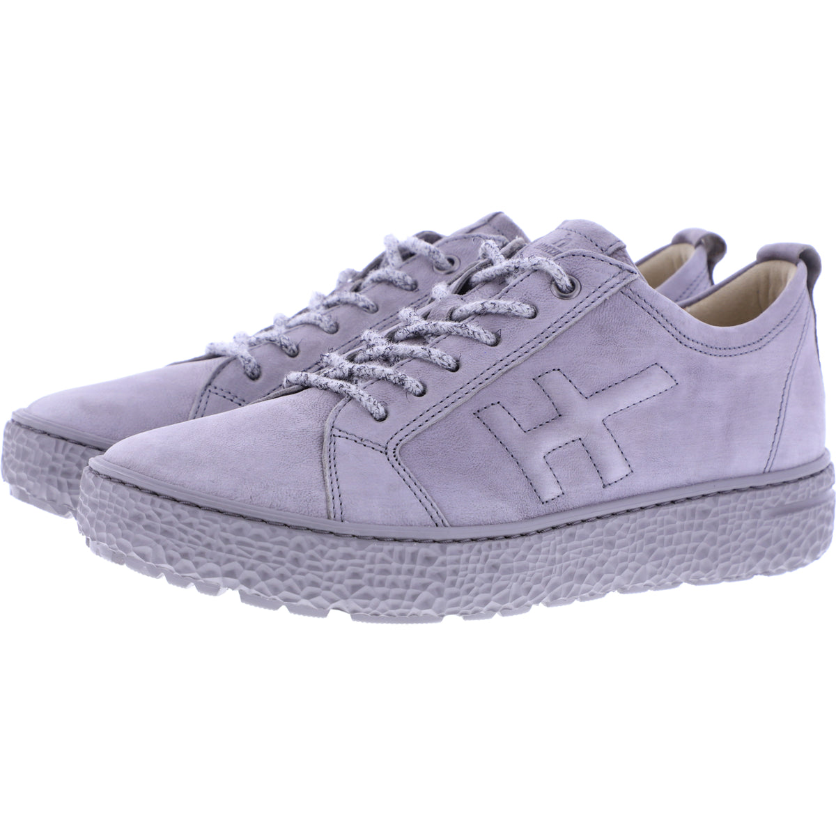 Hartjes Natural / Modell: Phil / Aluminium-Grau Nubukleder / Weite: H / 1621426-1900 / Damen Sneaker