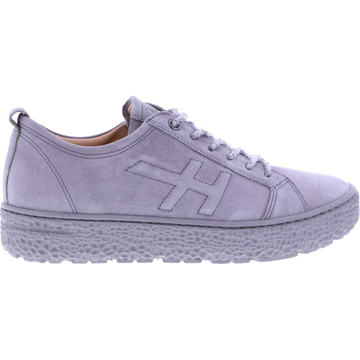 Hartjes Natural / Modell: Phil / Aluminium-Grau Nubukleder / Weite: H / 1621426-1900 / Damen Sneaker