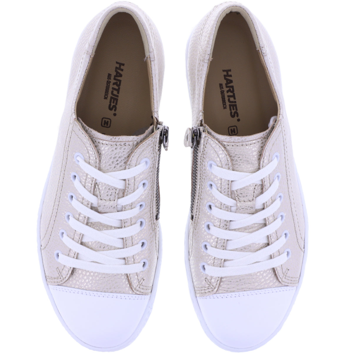 Hartjes | Phil | Weiß-Gold | Nappaleder | Weite: H | 1621430-0240 | Damen Sneakers