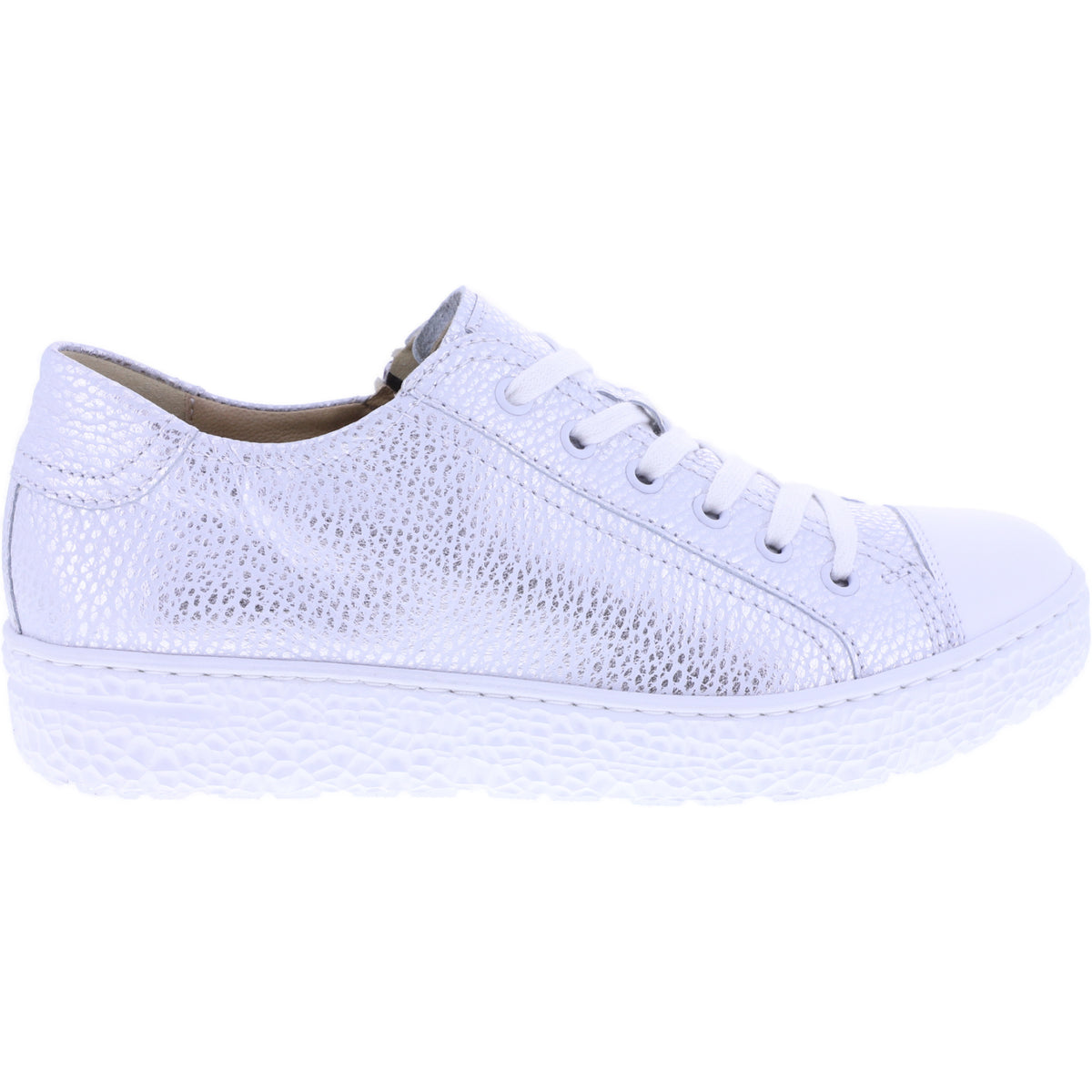 Hartjes | Phil | Weiß-Silber | Nappaleder | Weite: H | 1621430-0259 | Damen Sneakers