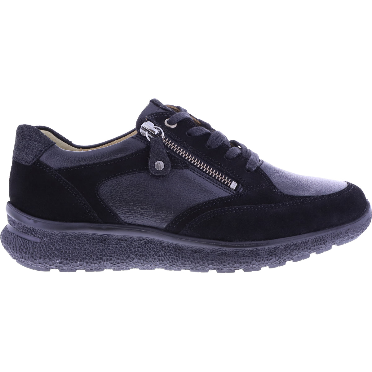 Hartjes / Modell: Rap / Schwarz Leder / Weite: K / 1621608-0101 / Damen Schnürer
