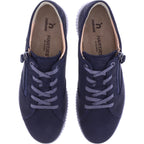 Hartjes Natural / Modell: Ethno Shoe / Dunkelblau Nubuk / Weite: G / 1621801-4700 / Damen Schnürer
