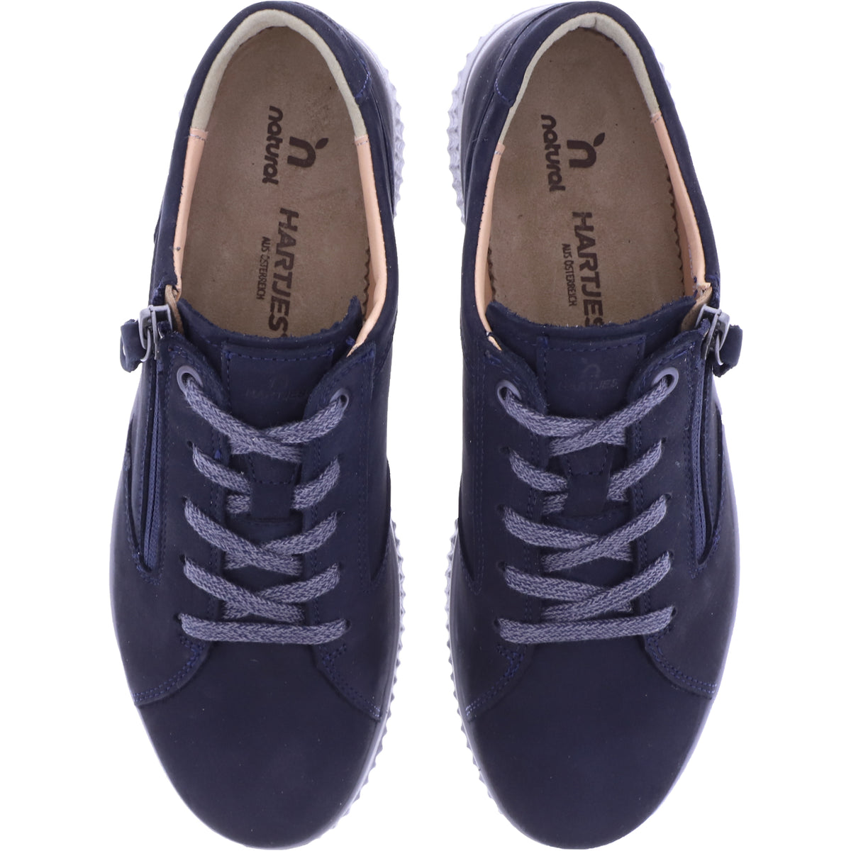 Hartjes Natural / Modell: Ethno Shoe / Dunkelblau Nubuk / Weite: G / 1621801-4700 / Damen Schnürer
