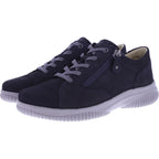 Hartjes Natural / Modell: Ethno Shoe / Dunkelblau Nubuk / Weite: G / 1621801-4700 / Damen Schnürer