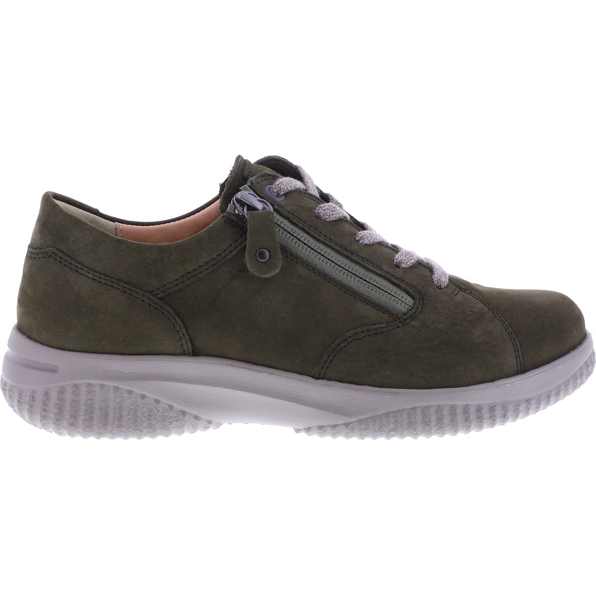 Hartjes Natural / Modell: Ethno Shoe / Olive Nubukleder / Weite: G / 1621801-9100 / Damen Schnürer