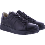 Hartjes Natural / Modell: Boogie / Schwarz Glattleder / Weite: H / 1621950-0100 / Damen Schnürer