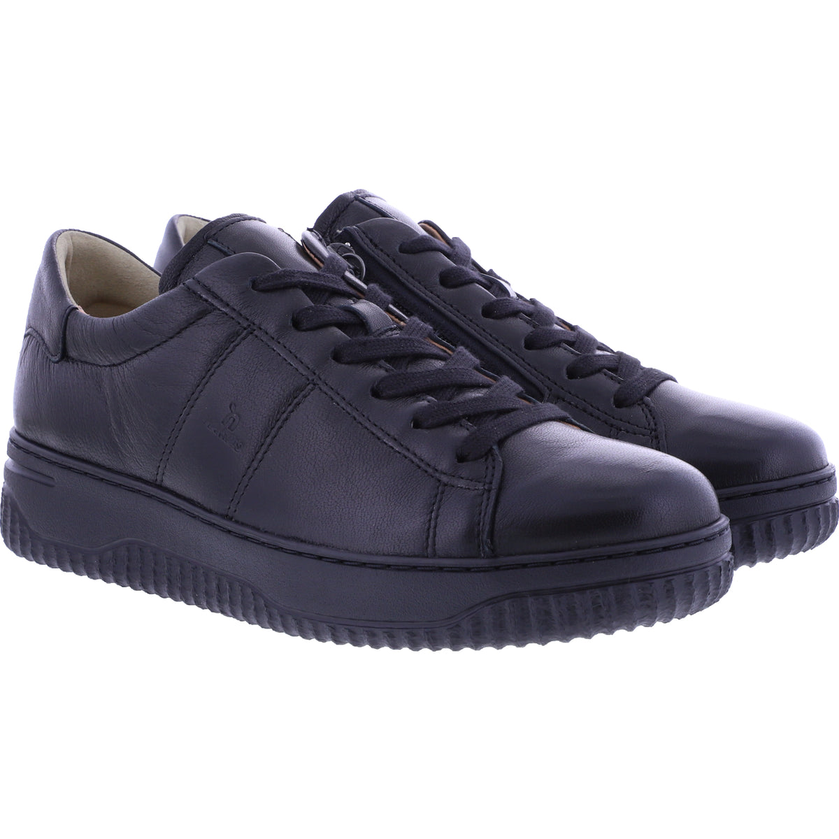 Hartjes Natural / Modell: Boogie / Schwarz Glattleder / Weite: H / 1621950-0100 / Damen Schnürer
