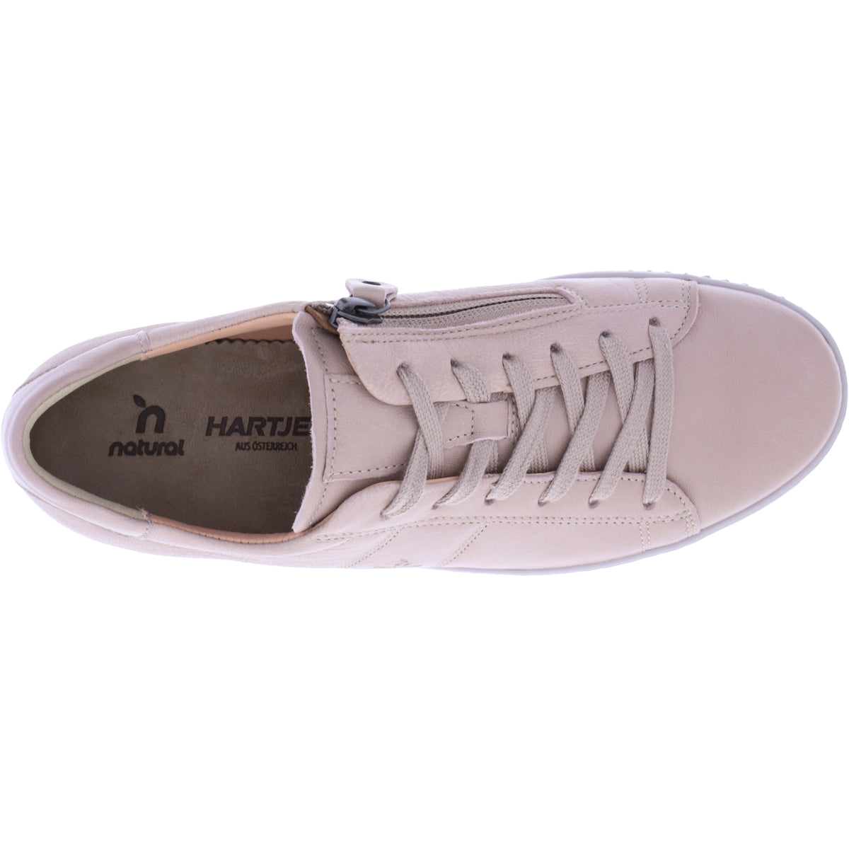 Hartjes Natural / Modell: Boogie / Beige Nappaleder / Weite: H / 1621950-3200 / Damen Sneaker