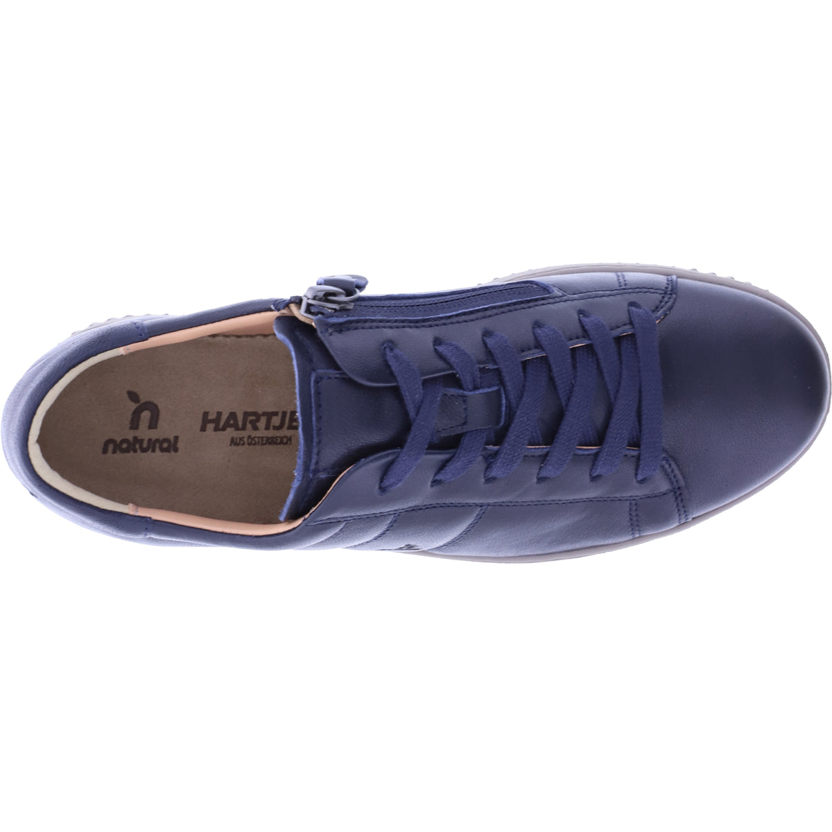 Hartjes Natural / Modell: Boogie / Dunkelblau Glattleder / Weite: H / 1621950-4700 / Damen Schnürer