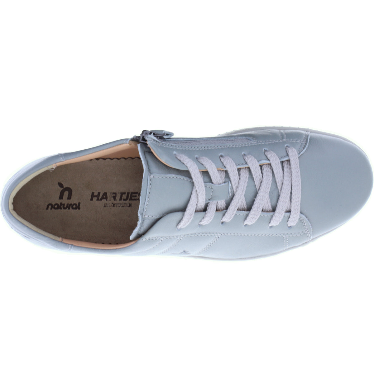 Hartjes Natural / Modell: Boogie / Pastellgrün Nappaleder / Weite: H / 1621950-9700 / Damen Sneaker