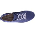 Hartjes Natural / Modell: Boogie / Stahlblau Nubukleder / Weite: H / 1621951-4800 / Damen Sneaker