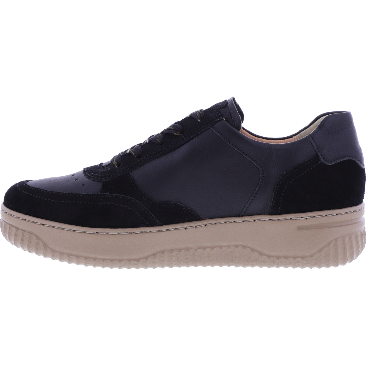 Hartjes Natural / Modell: Boogie / Schwarz Velours / Weite: H / 1621952-0101 / Damen Sneaker