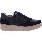 Hartjes Natural / Modell: Boogie / Schwarz Velours / Weite: H / 1621952-0101 / Damen Sneaker