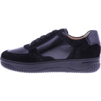 Hartjes | Boogie | Schwarz | Lack- & Veloursleder | Weite: H | 1621952-0101 | Damen Sneaker