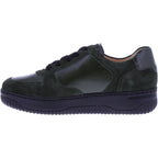 Hartjes | Boogie | Dunkelgrün | Lack- & Veloursleder | Weite: H | 1621952-8989 | Damen Sneaker