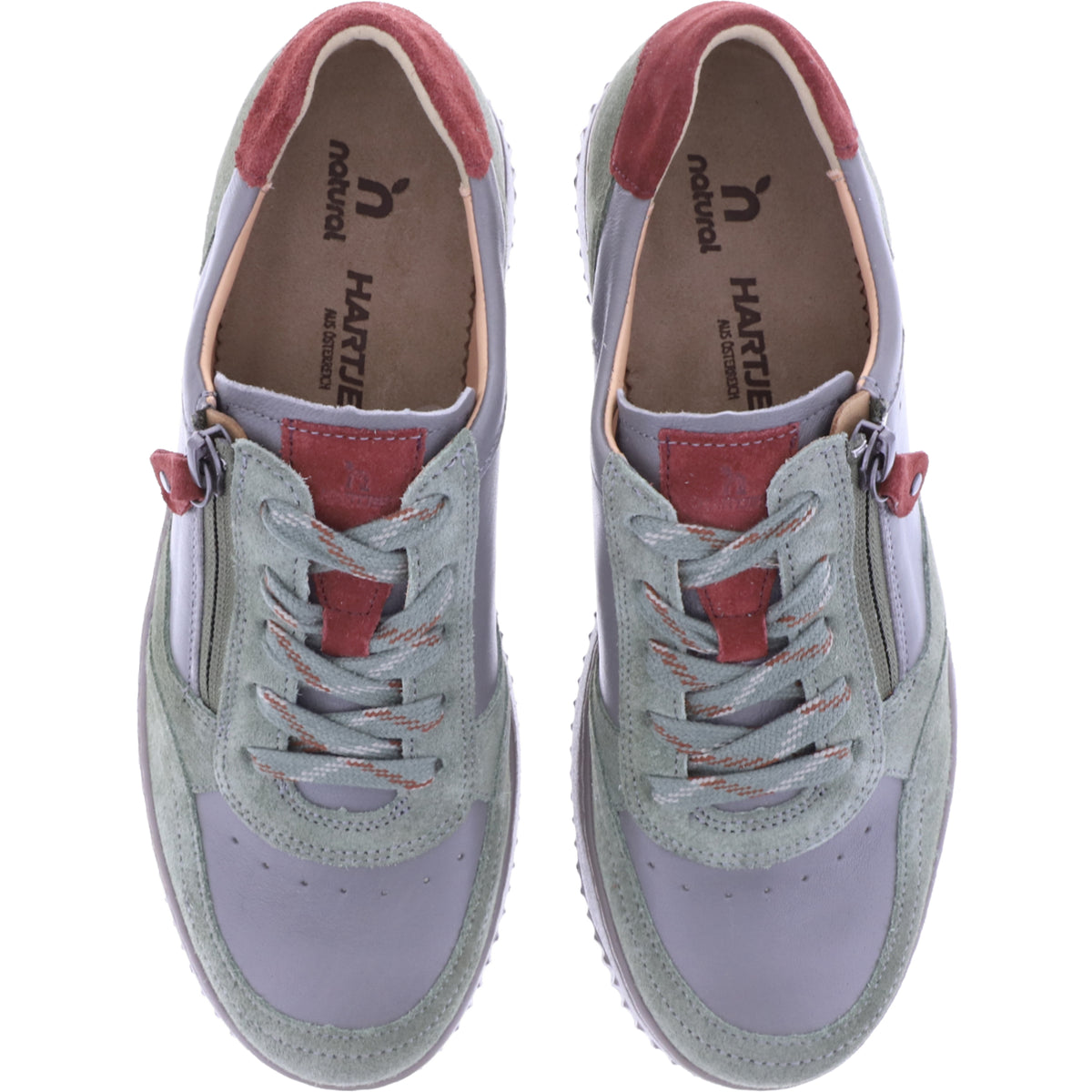 Hartjes Natural / Modell: Boogie / Salbei-Grau / Weite: H / 1621952-9191 / Damen Sneaker