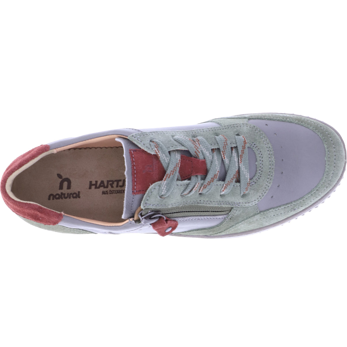 Hartjes Natural / Modell: Boogie / Salbei-Grau / Weite: H / 1621952-9191 / Damen Sneaker