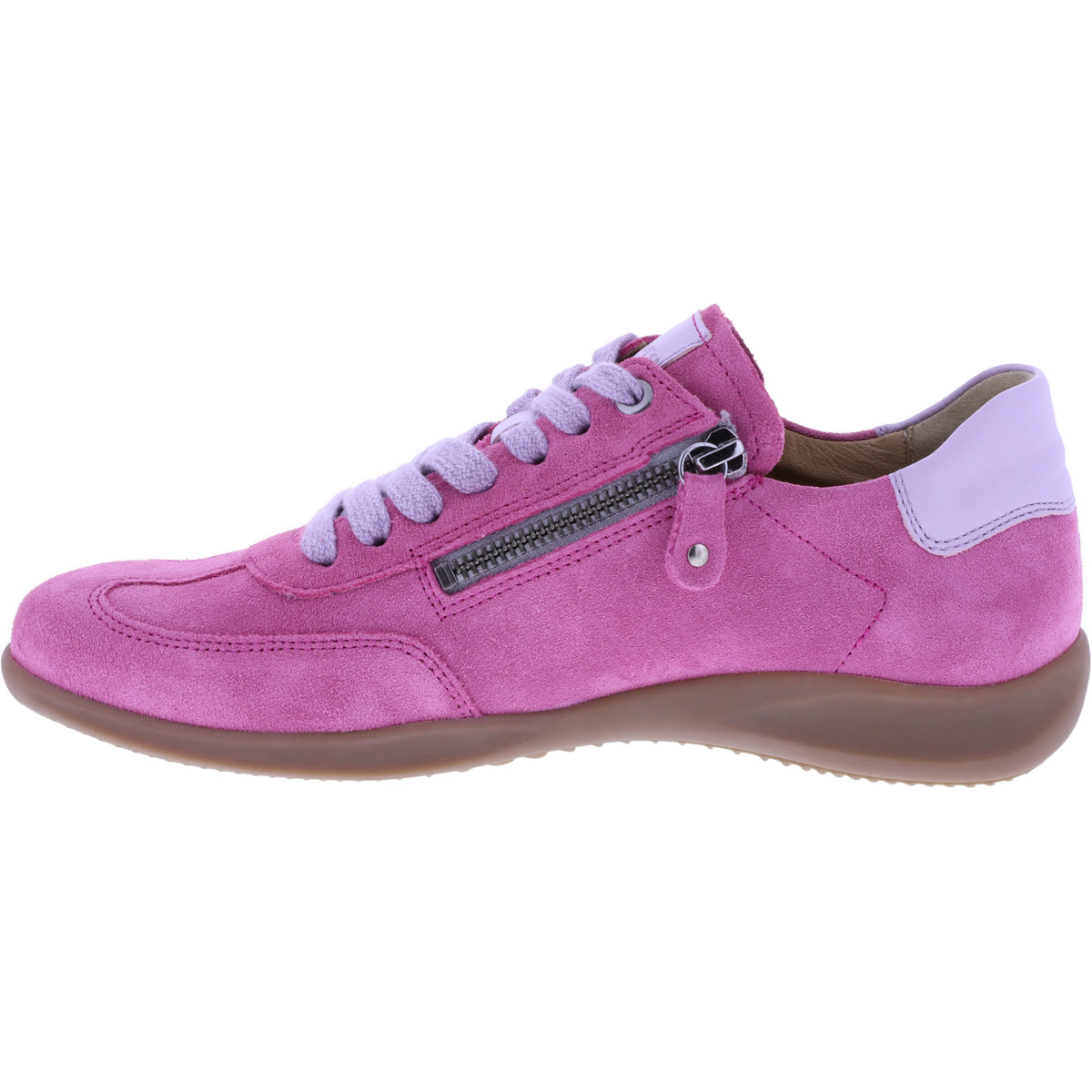 Hartjes | Goa | Pink-Lavendel | Veloursleder | Weite: G | 1622106-1182 | Damen Komfort Sneaker