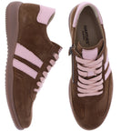 Hartjes | Goa | Cognac-Antikrosa | Veloursleder | Weite: G | 1622106-5383 | Damen Komfort Sneaker