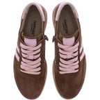 Hartjes | Goa | Cognac-Antikrosa | Veloursleder | Weite: G | 1622106-5383 | Damen Komfort Sneaker