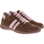 Hartjes | Goa | Cognac-Antikrosa | Veloursleder | Weite: G | 1622106-5383 | Damen Komfort Sneaker