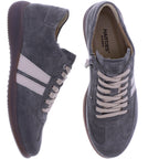 Hartjes | Goa | Khaki-Creme | Veloursleder | Weite: G | 1622106-7003 | Damen Komfort Sneaker