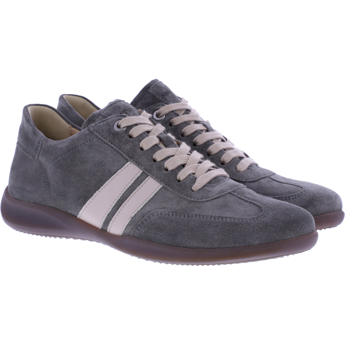 Hartjes | Goa | Khaki-Creme | Veloursleder | Weite: G | 1622106-7003 | Damen Komfort Sneaker