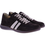 Hartjes | Goa | Dunkelbraun-Creme | Veloursleder | Weite: G | 1622106-7703 | Damen Komfort-Sneakers