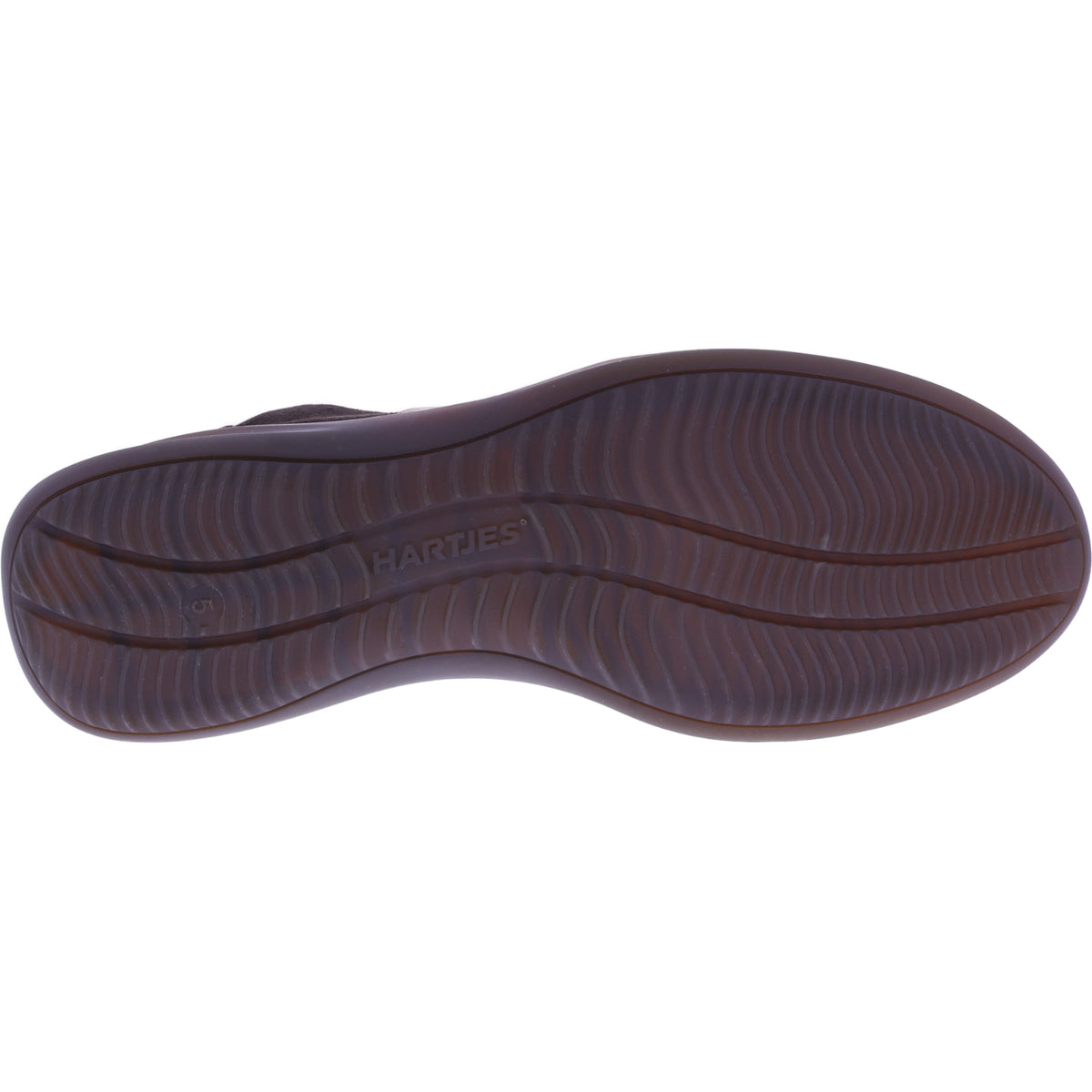 Hartjes | Goa | Dunkelbraun-Creme | Veloursleder | Weite: G | 1622106-7703 | Damen Komfort-Sneakers